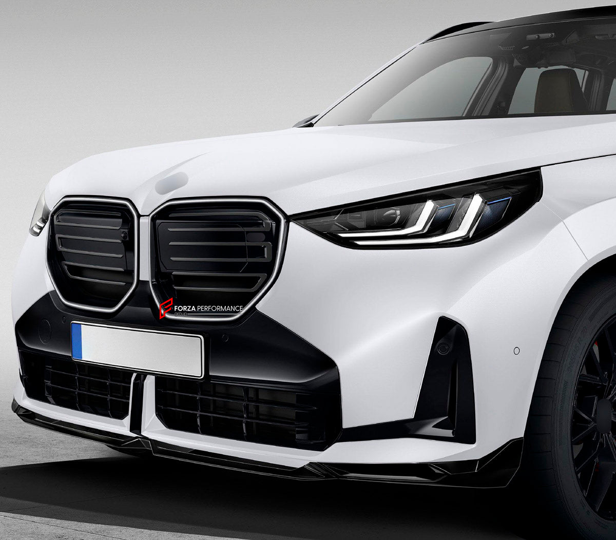 BODY KIT for BMW X3 G45 2024+
Set includes:

Front Lip
Front Grille
Side Mirror Covers
Roof Spoiler
Exhaust System
Rear Diffuser
Material: Plastic, Stainless Steel

NOTE: Professional installation is required.