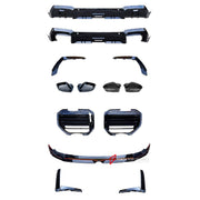 BODY KIT for BMW X3 G45 G48 2024+ FORZA PERFORMANCE custom fit M Performance

Set includes:
Front Lip
Front Bumper Canards
Front Grille
Side Mirror Covers
Rear Bumper Fins
Rear Diffuser

Material: Plastic

NOTE: Professional installation is required.