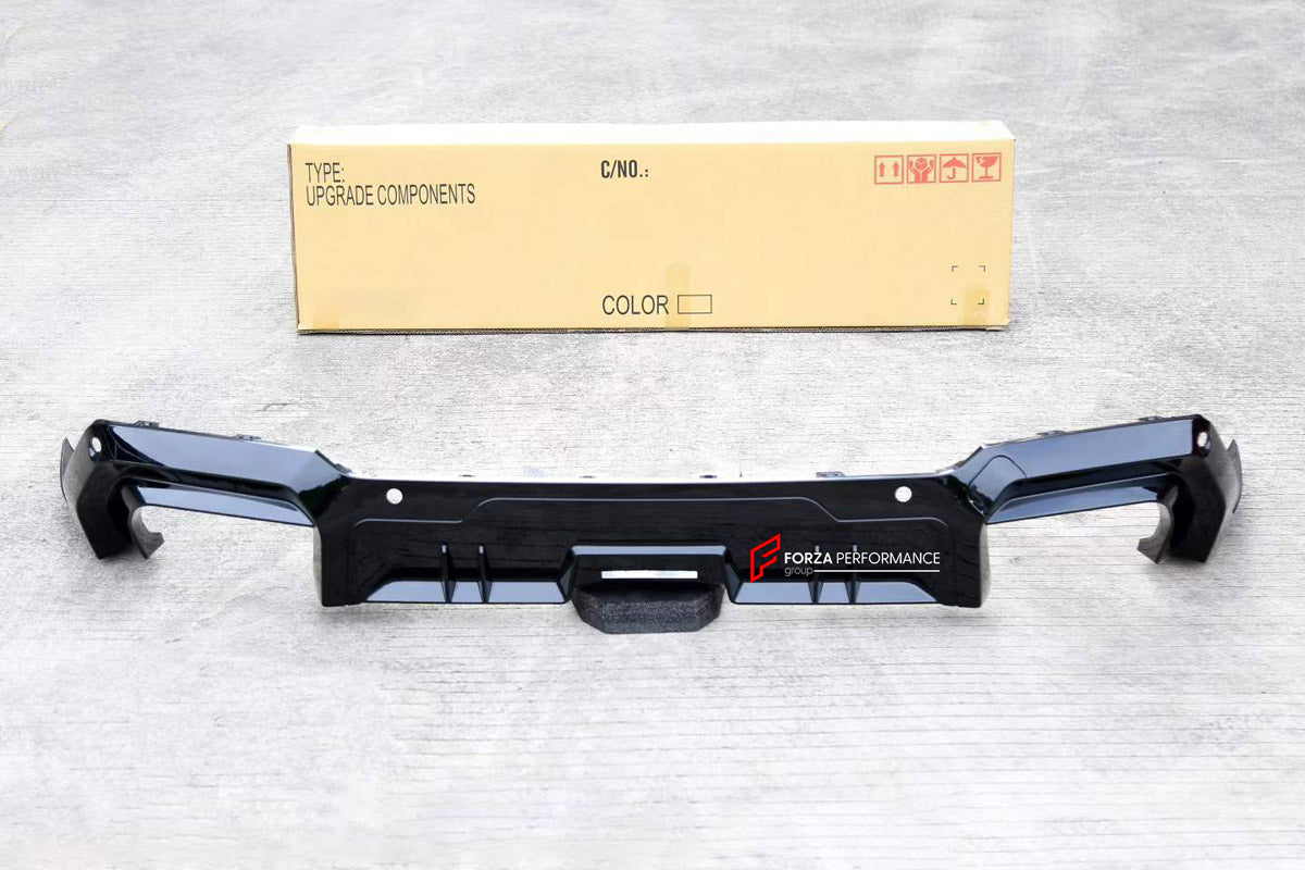 BODY KIT for BMW X3 G45 G48 2024+ FORZA PERFORMANCE custom fit M Performance

Set includes:
Front Lip
Front Bumper Canards
Front Grille
Side Mirror Covers
Rear Bumper Fins
Rear Diffuser

Material: Plastic

NOTE: Professional installation is required.