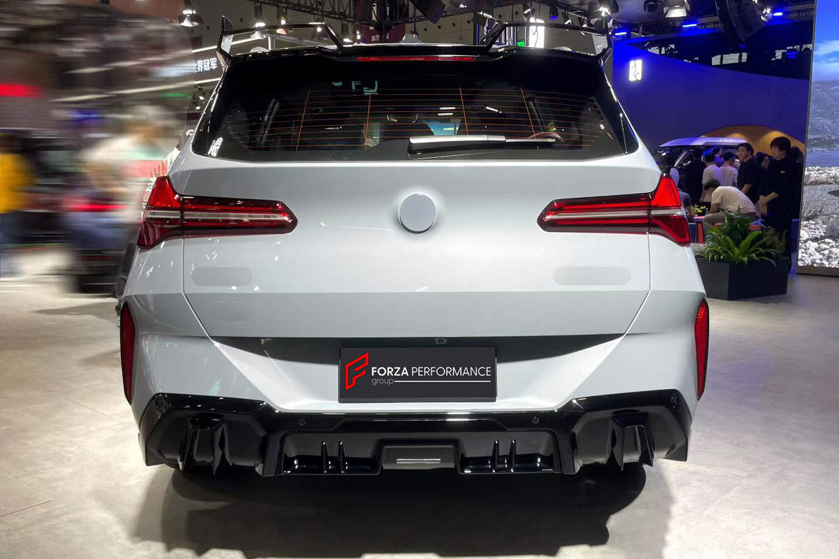 BODY KIT for BMW X3 G45 G48 2024+ FORZA PERFORMANCE custom fit M Performance

Set includes:
Front Lip
Front Bumper Canards
Front Grille
Side Mirror Covers
Rear Bumper Fins
Rear Diffuser

Material: Plastic

NOTE: Professional installation is required.
