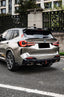 BODY KIT for BMW X3 IX3 G01 G08 LCI 2022 - 2024 FORZA PERFORMANCE Custom fit Dry Carbon VTEN Design Style
Set includes:

Front Lip
Front Bumper Canards
Rear Bumper Canards
Rear Diffuser
Rear Lip
Rear Corners
Roof Spoiler
Rear Spoiler
Material: Plastic

NOTE: Professional installation is required.