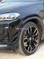 BODY KIT for BMW X3 IX3 G01 G08 LCI 2022 - 2024 FORZA PERFORMANCE Custom fit Dry Carbon VTEN Design Style
Set includes:

Front Lip
Front Bumper Canards
Rear Bumper Canards
Rear Diffuser
Rear Lip
Rear Corners
Roof Spoiler
Rear Spoiler
Material: Plastic

NOTE: Professional installation is required.