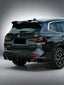 BODY KIT for BMW X3 IX3 G01 G08 LCI 2022 - 2024 FORZA PERFORMANCE Custom fit Dry Carbon VTEN Design Style
Set includes:

Front Lip
Front Bumper Canards
Rear Bumper Canards
Rear Diffuser
Rear Lip
Rear Corners
Roof Spoiler
Rear Spoiler
Material: Plastic

NOTE: Professional installation is required.