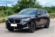 BODY KIT for BMW X3 X3M50 G45 G48 2024+
Set includes:

Front Lip
Front Bumper Canards
Front Grille
Side Mirror Covers - two versions available: one for BMW X3 M50, one for the base X3 (each offered in Carbon or Plastic)
Rear Bumper Fins
Rear Diffuser - two versions available: one for BMW X3 M50, one for the base X3
Exhaust Pipes - two versions available: one for BMW X3 M50, one for the base X3
Material: Plastic

NOTE: Professional installation is required.