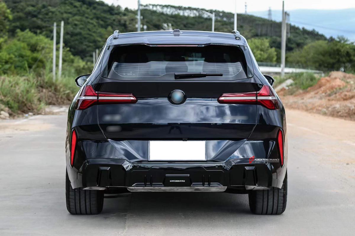 BODY KIT for BMW X3 X3M50 G45 G48 2024+
Set includes:

Front Lip
Front Bumper Canards
Front Grille
Side Mirror Covers - two versions available: one for BMW X3 M50, one for the base X3 (each offered in Carbon or Plastic)
Rear Bumper Fins
Rear Diffuser - two versions available: one for BMW X3 M50, one for the base X3
Exhaust Pipes - two versions available: one for BMW X3 M50, one for the base X3
Material: Plastic

NOTE: Professional installation is required.