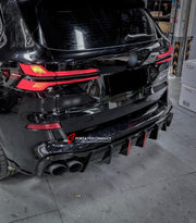 BODY KIT for BMW X5 G05 2019+ FORZA PERFORMANCE Custom fit Dry Carbon VTEN Design Style
Set includes:

Front Lip (fits 2023 - 2025 only)
Rear Diffuser
Roof Spoiler
Quad Carbon Fiber Exhaust Tips
Material: Plastic

NOTE: Professional installation is required.