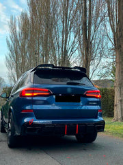 BODY KIT for BMW X5 G05 2019+ FORZA PERFORMANCE Custom fit Dry Carbon VTEN Design Style
Set includes:

Front Lip (fits 2023 - 2025 only)
Rear Diffuser
Roof Spoiler
Quad Carbon Fiber Exhaust Tips
Material: Plastic

NOTE: Professional installation is required.