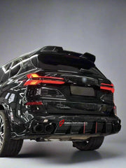BODY KIT for BMW X5 G05 2019+ FORZA PERFORMANCE Custom fit Dry Carbon VTEN Design Style
Set includes:

Front Lip (fits 2023 - 2025 only)
Rear Diffuser
Roof Spoiler
Quad Carbon Fiber Exhaust Tips
Material: Plastic

NOTE: Professional installation is required.