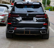 BODY KIT for BMW X5 G05 2019+ FORZA PERFORMANCE Custom fit Dry Carbon VTEN Design Style
Set includes:

Front Lip (fits 2023 - 2025 only)
Rear Diffuser
Roof Spoiler
Quad Carbon Fiber Exhaust Tips
Material: Plastic

NOTE: Professional installation is required.