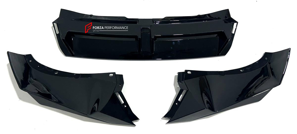 BODY KIT for BMW X5 G05 2019+ FORZA PERFORMANCE Custom fit Dry Carbon VTEN Design Style
Set includes:

Front Lip (fits 2023 - 2025 only)
Rear Diffuser
Roof Spoiler
Quad Carbon Fiber Exhaust Tips
Material: Plastic

NOTE: Professional installation is required.