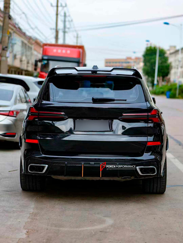 BODY KIT for BMW X5 G05 LCI 2023+

Set includes:


Front Lip
Rear Roof Spoiler
Rear Diffuser
Exhaust Tips
Material: Plastic


Note: Professional installation is required.


Contact us for pricing.




Payment ►
Visa

Mastercard

PayPal with a credit card (add 4.4% at checkout)
Payoneer
Cryptocurrency
Shipment ►
By express DHL/UPS/TNT/FedEx
To the local international airport
Special line by air
Special line by the sea
To Europe and the UK by train

Please let us know which shipping option you prefer.