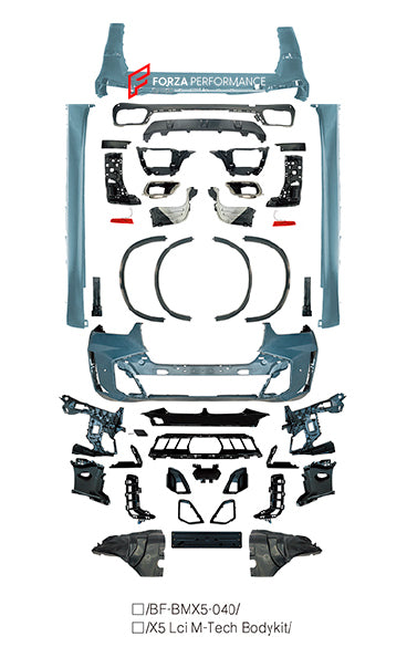 MP AERO KIT FOR BODY KIT FOR BMW X5 G05 LCI 2023+



Set includes:

Front Bumper

Front Grille
Side skirts
Fender Flares
Rear Bumper
Rear Diffuser

Tail Pipes

Material: Plastic PP

* Each part of this kit can be sent separately. Please contact us if you need a specific part.

Payment ►
Visa

Mastercard

PayPal with a credit card (add 4.4% at checkout)
Payoneer
Cryptocurrency
Shipment ►
By express DHL/UPS/TNT/FedEx
To the local international airport
Special line by air
Special line by the sea
To Europe and 