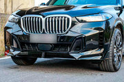 BODY KIT for BMW X5 G05 LCI FACELIFT 2023+

Set includes:

Front Lip
Front Bumper Trims
Front Grille
Side Mirror Covers
Side Fender Covers
Side Skirts
Roof Spoiler
Exhaust Tips
Rear Diffuser

Material: Plastic

Note: Professional installation is required.