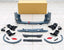 BODY KIT for BMW X5M F95 LCI 2023+
Set includes:

Front Lip
Front Bumper Assembly
Front Fender Flares
Rear Fender Flares
Rear Bumper Assembly
Rear Diffuser
Exhaust Tips
Material: Plastic

NOTE: Professional installation is required.