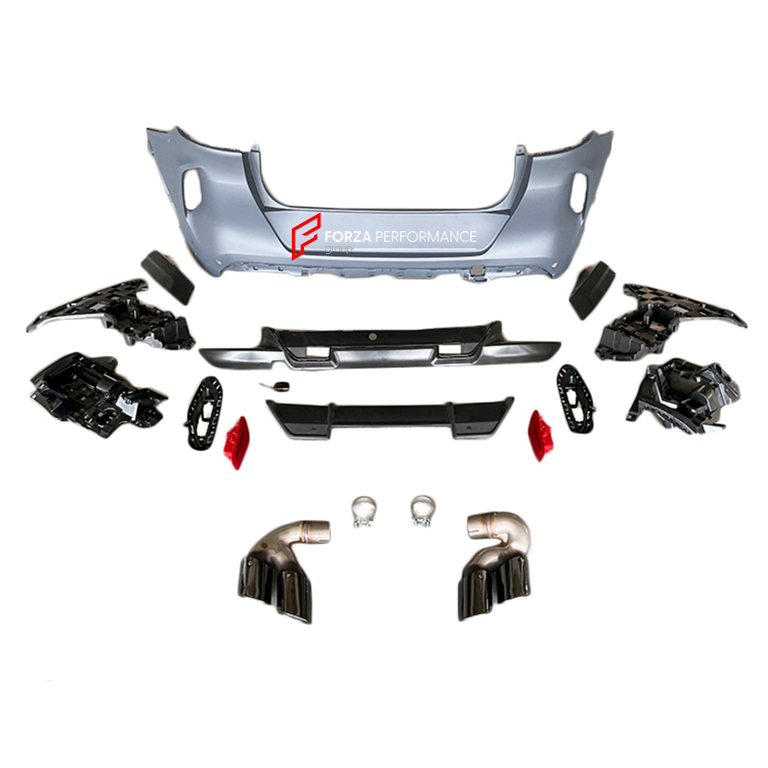 BODY KIT for BMW X6 G06 LCI F96 LCI 2024 - 2026

Set includes:

Front Lip
Front Bumper
Front Grille

Fender Flares
Rear Bumper
Rear Diffuser


Material: Plastic

NOTE: Professional installation is required

Why “Contact Us for Pricing”?

We don’t display fixed prices because our goal is to offer you the most competitive deal possible. Product costs often decrease over time, and by requesting a quote, you’ll receive our most up-to-date price on market.

SECURED PAYMENT METHODS 
PayPal (+4.4% f