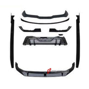 BODY KIT for BMW X7 G07 LCI 2022+
Set includes:

Front Lip
Side Skirts
Roof Spoiler
Rear Diffuser
Material: Plastic

NOTE: Professional installation is required.