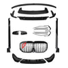 BODY AERO KIT for BMW X7 G07 LCI 2023  Set includes:  Front Lip Front Grille Mirror Covers Side Skirts Rear Diffuser Rear Spoiler Roof Spoiler