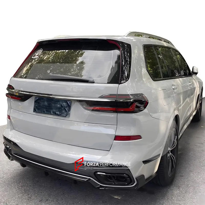 BODY AERO KIT for BMW X7 G07 LCI 2023  Set includes:  Front Lip Front Grille Mirror Covers Side Skirts Rear Diffuser Rear Spoiler Roof Spoiler