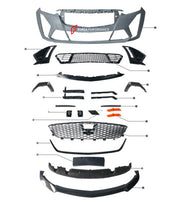FRONT BUMPER CT5 BLACK WING STYLE REAR DIFFUSER CT5 V STYLE FOR CADILLAC CT5 2019+
