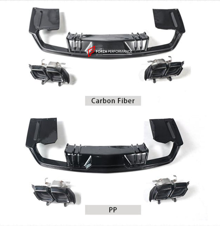 FRONT BUMPER CT5 BLACK WING STYLE REAR DIFFUSER CT5 V STYLE FOR CADILLAC CT5 2019+