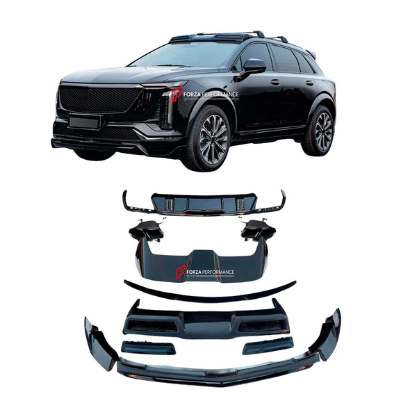 BODY KIT FOR CADILLAC XT5 2024+



Set includes:

Front Lip
Roof LED Light
Fender Flares ( Carbon Fiber )
Side Skirts
Roof Spoiler
Rear Spoiler
Rear Diffuser

Material: Plastic

NOTE: Professional installation is required.

* Each part can be sent separately. If you need, please contact us.

Contact us for pricing

Payment ►
Visa

Mastercard

PayPal with a credit card (add 4.4% at checkout)
Payoneer
Cryptocurrency
Shipment ►
By express DHL/UPS/TNT/FedEx
To the local international airport
Special line by air