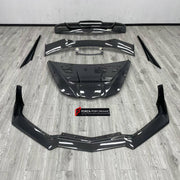 BODY KIT for CHEVROLET CORVETTE C8 2020+

Set includes:
Front Lip
Hood Bonnet
Side Skirts
Rear Spoiler Wing
Rear Diffuser

Material: Plastic

NOTE: Professional installation is required.
