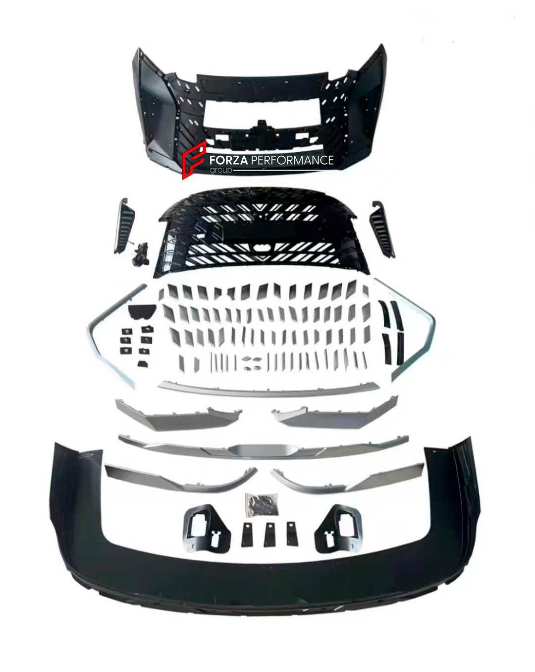 BODY KIT for DENZA D9 2025+

Set includes:

Front Bumper Assembly

Material: Plastic

NOTE: Professional installation is required.