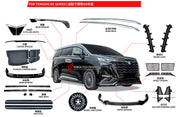 BODY KIT for DENZA D9 2023+

Set includes:

Front Bumper
Insect Screen
Air Vents
Wheel Hubcap
Side Step
Side Skirt
Roof Rack
Roof Spoiler
Rear Spoiler
Center Spoiler
Rear Bumper



NOTE: Professional installation is required.