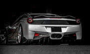 BODY KIT for FERRARI 458 ITALIA SPIDER 2010 - 2016

Set includes:

Front Bumper
Front lip
Side Skirts
Rear Spoiler
Carbon Rear diffuser&nbsp;

Material: Plastic&nbsp;and carbon fiber

NOTE: Professional installation is required