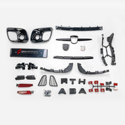 BODY KIT for Fiat 500 2015+
Set includes:

Front Bumper Assembly
Side Skirts
Rear Diffuser
Rear Bumper
Material: Plastic

NOTE: Professional installation is required.