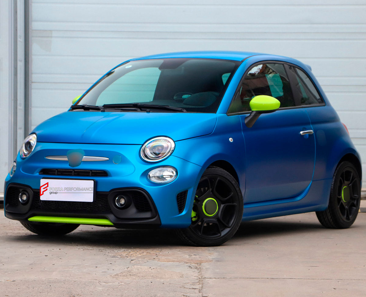 BODY KIT for Fiat 500 2015+
Set includes:

Front Bumper Assembly
Side Skirts
Rear Diffuser
Rear Bumper
Material: Plastic

NOTE: Professional installation is required.