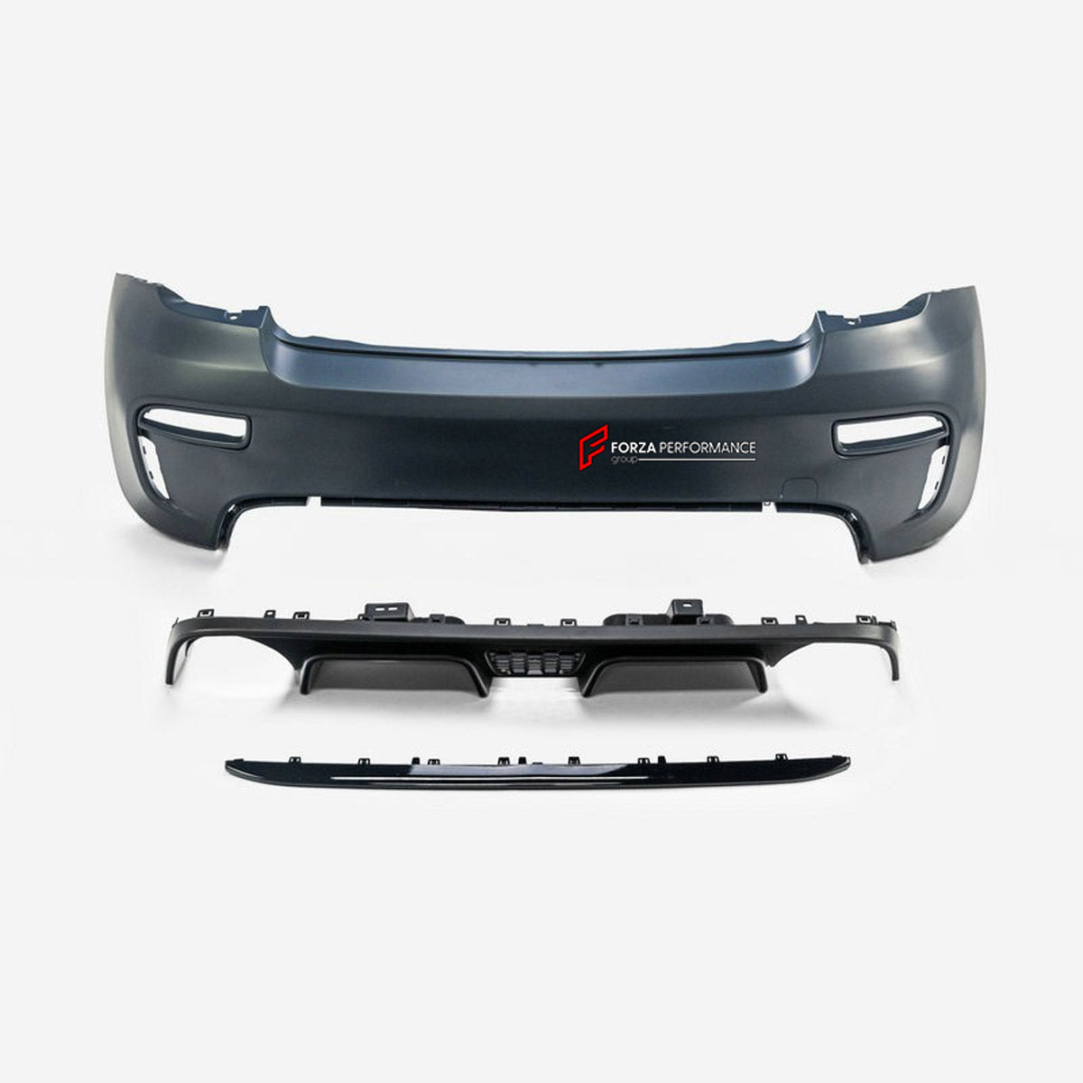 BODY KIT for Fiat 500 2015+
Set includes:

Front Bumper Assembly
Side Skirts
Rear Diffuser
Rear Bumper
Material: Plastic

NOTE: Professional installation is required.