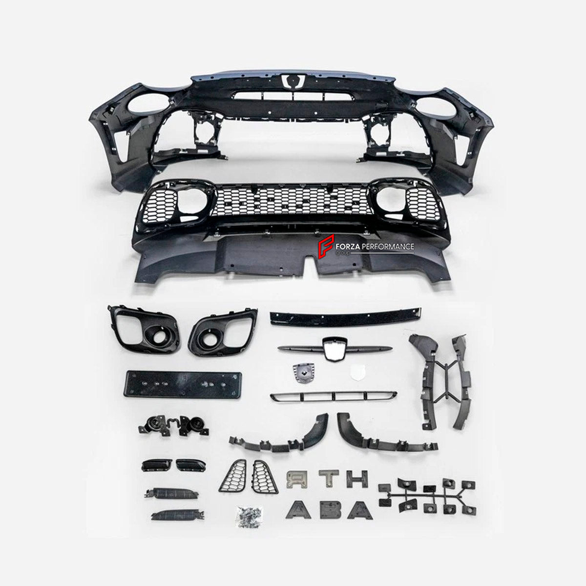 BODY KIT for Fiat 500 2015+
Set includes:

Front Bumper Assembly
Side Skirts
Rear Diffuser
Rear Bumper
Material: Plastic

NOTE: Professional installation is required.