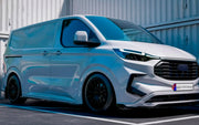 BODY KIT for Ford Ford Transit Custom II 2 2023+
Set includes:

Front Lip
Front Bumper Vents
Side Skirts
Rear Diffuser
Material: Plastic

NOTE: Professional installation is required.