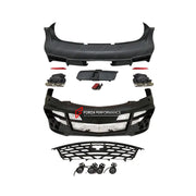 BODY KIT for INFINITI Q56 2012 - 2016  Set includes:   Front Bumper with Headlights Front Grille Rear Bumper with Taillights Exhaust Tips