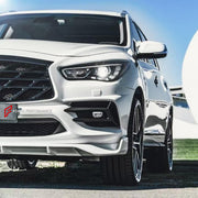 BODY KIT for INFINITI QX60 L50 FACELIFT 2016 - 2021 FORZA PERFORMANCE custom fit Larte Design Style

Set includes:
Front Lip
Front Bumper Assembly
Front Grille
Rear Bumper Assembly
Rear Diffuser
Exhaust Tips

Material: Plastic

NOTE: Professional installation is required.