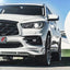 BODY KIT for INFINITI QX60 L50 FACELIFT 2016 - 2021 FORZA PERFORMANCE custom fit Larte Design Style

Set includes:
Front Lip
Front Bumper Assembly
Front Grille
Rear Bumper Assembly
Rear Diffuser
Exhaust Tips

Material: Plastic

NOTE: Professional installation is required.