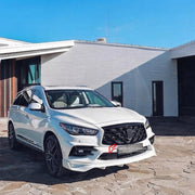 BODY KIT for INFINITI QX60 L50 FACELIFT 2016 - 2021 FORZA PERFORMANCE custom fit Larte Design Style

Set includes:
Front Lip
Front Bumper Assembly
Front Grille
Rear Bumper Assembly
Rear Diffuser
Exhaust Tips

Material: Plastic

NOTE: Professional installation is required.