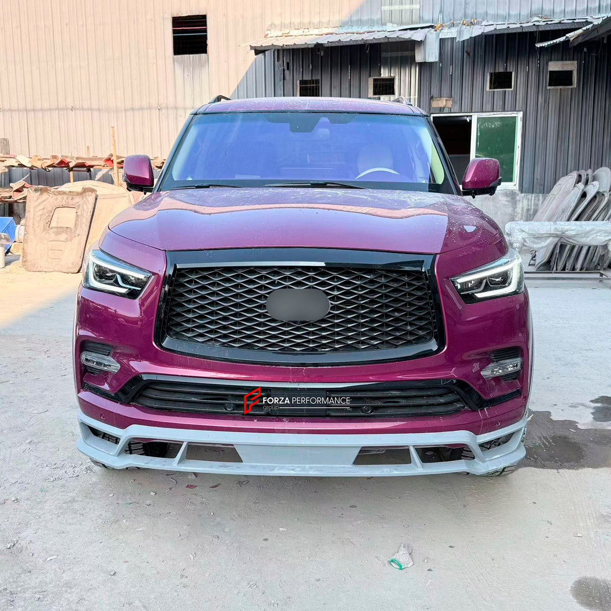 BODY KIT for Infiniti QX80 Z62 Facelift 2018 - 2024
Set includes:

Front Lip
Front Fender Flares
Rear Fender Flares
Rear Diffuser
Material: Plastic

NOTE: Professional installation is required.