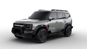 BODY KIT for JETOUR T2 TRAVELLER 2024+ FORZA PERFORMANCE custom fit Stargazer Style

Set includes:
Front Bumper Assembly
Headlights
Fender Flares
Side Steps
Tail Lights
Rear Bumper Assembly
Roof Rack Bar Luggage
Spare Wheel Tire Cover
Forged Wheels Rims

Material: Plastic

NOTE: Professional installation is required.