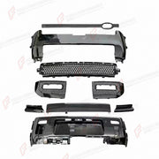 BODY KIT for LAND ROVER DEFENDER 90 110 130 L663 2020+
Set includes:

Front Grille Trim
Front Bumper
Front Bumper Under Grille
Front Bumper Fog Light Covers
Rear Bumper Brackets
Rear Tow Cover Plate
Rear Bumper
Material: ABS

NOTE: Professional installation is required.