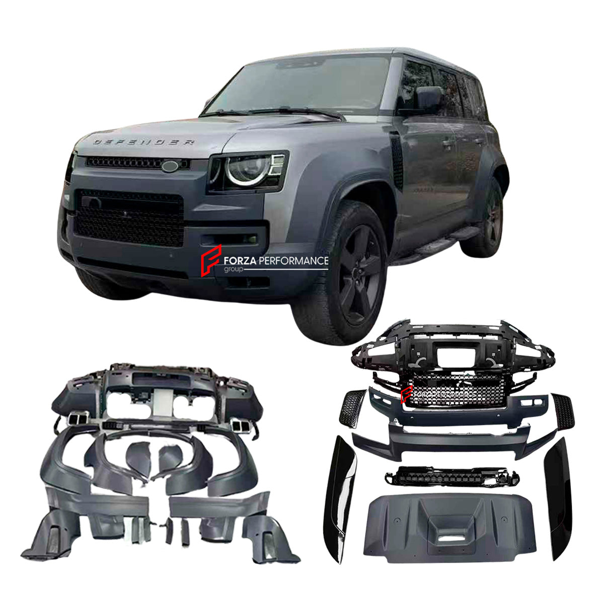 WIDE BODY KIT for LAND ROVER DEFENDER 110 L663 2019+ OCTA – Forza ...
