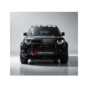 BODY KIT for LAND ROVER DEFENDER L663 90 110 2019 - 2025 FORZA PERFORMANCE custom fit LM Style

Set includes:
Front Lip
Front Grille
Headlights
Fog Lights
Roof Light Bar
Fender Flares

Material: Plastic

NOTE: Professional installation is required.