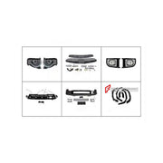 BODY KIT for LAND ROVER DEFENDER L663 90 110 2019 - 2025 FORZA PERFORMANCE custom fit LM Style

Set includes:
Front Lip
Front Grille
Headlights
Fog Lights
Roof Light Bar
Fender Flares

Material: Plastic

NOTE: Professional installation is required.
