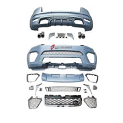 BODY KIT for Land Rover Range Rover Evoque 2010 - 2017
Set includes:

Front Lip
Front Bumper Assembly
Front Grille
Rear Bumper Assembly
Rear Diffuser
Exhaust Tips
Material: Plastic

NOTE: Professional installation is required.