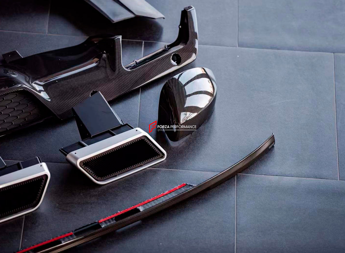 BODY KIT FOR LAND ROVER RANGE ROVER L405 FACELIFT 2017 - 2021

Set includes:

Front Bumper
Mirror Covers
Rear Roof Spoiler (with LED Lights)
Rear Bumper
Rear Diffuser
Exhaust Tips

Material: Plastic + Carbon

Note: Professional installation is required.

Payment ►
Visa

Mastercard

PayPal with a credit card (add 4.4% at checkout)
Payoneer
Cryptocurrency
Shipment ►
By express DHL/UPS/TNT/FedEx
To the local international airport
Special line by air
Special line by the sea
To Europe and the UK by train

Please