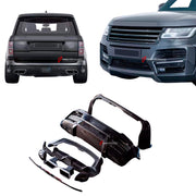 BODY KIT FOR LAND ROVER RANGE ROVER L405 FACELIFT 2017 - 2021

Set includes:

Front Bumper
Mirror Covers
Rear Roof Spoiler (with LED Lights)
Rear Bumper
Rear Diffuser
Exhaust Tips

Material: Plastic + Carbon

Note: Professional installation is required.

Payment ►
Visa

Mastercard

PayPal with a credit card (add 4.4% at checkout)
Payoneer
Cryptocurrency
Shipment ►
By express DHL/UPS/TNT/FedEx
To the local international airport
Special line by air
Special line by the sea
To Europe and the UK by train

Please