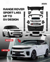 BODY KIT for LAND ROVER RANGE ROVER SPORT L461 2022+ UPGRADE to SV DESIGN
Set includes:
Front Lip
Front Bumper Assembly
Front Grille
Side Skirts
Roof Spoiler
Rear Bumper
Exhaust Tips
Material: Plastic
Note: Professional installation is required.
CONTACT US FOR PRICING