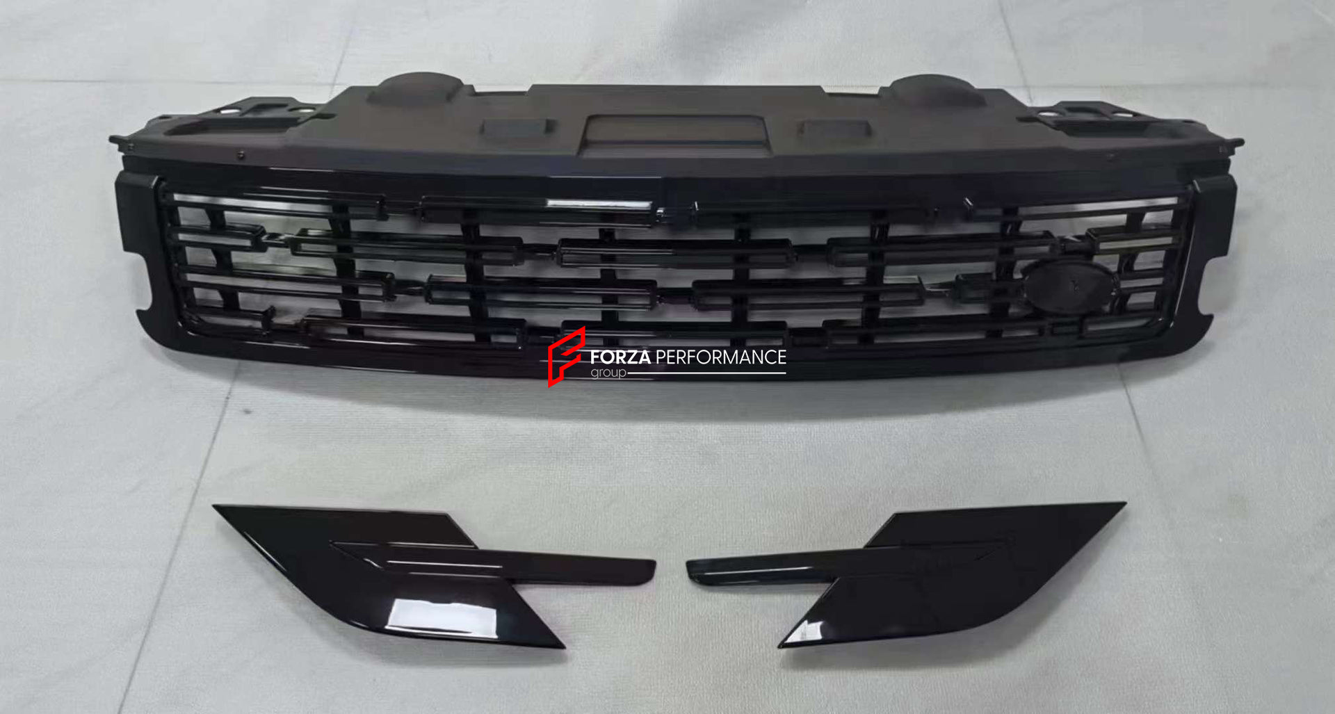 GRILLE AND AIR VENTS for LAND ROVER RANGE ROVER SPORT L461 2023+  Set includes:  Front Grille Front Bumper Air Vents Hood Air Vents Side Fenders Air Vents Material: ABS Plastic