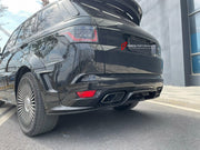 BODY KIT for LAND ROVER RANGE ROVER SPORT L494 2014 - 2022 FORZA PERFORMANCE custom fit SVR Style

Set includes:
Front Lip
Front Bumper Canards
Hood Bonnet
D-Pillar Covers
Roof Spoiler
Rear Bumper Fins
Rear Diffuser

Material: Plastic

NOTE: Professional installation is required.